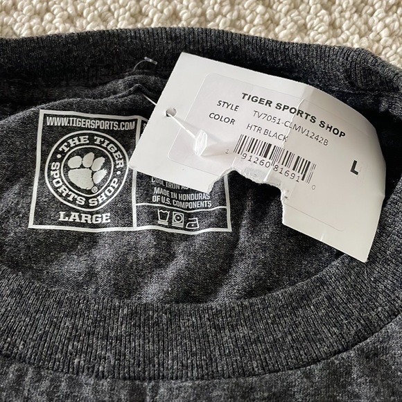 NWT Clemson University T-Shirt, Mens Lg - Picture 2 of 4